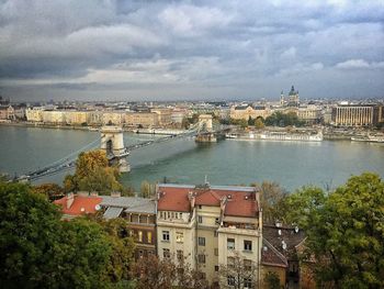 View of city at waterfront