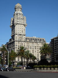 View of built structure against clear sky