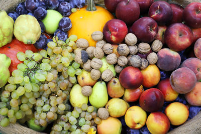 Full frame shot of apples