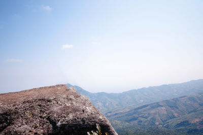 Scenic view of mountains