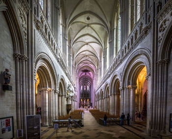 Corridor of historic building