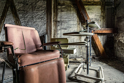 View of abandoned building