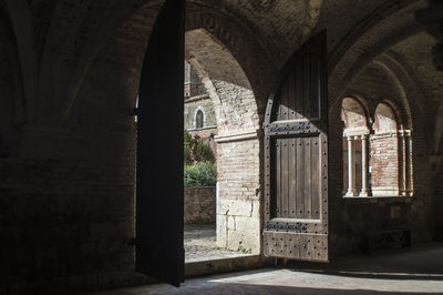 Interior of historic building