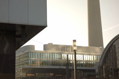 Low angle view of modern building