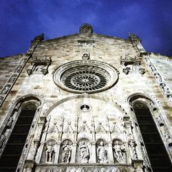 Low angle view of church against sky