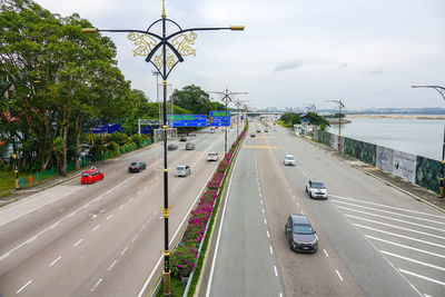 Traffic on road