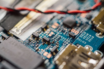 Full frame shot of circuit board