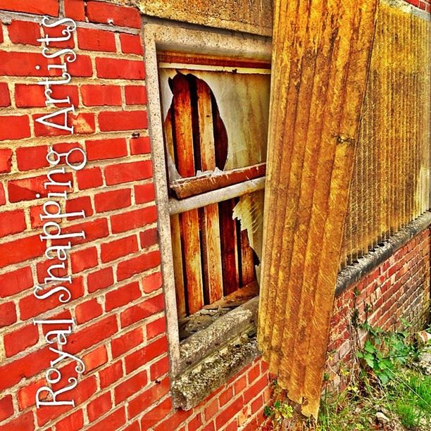 old, abandoned, obsolete, wood - material, damaged, red, rusty, building exterior, run-down, built structure, architecture, old-fashioned, no people, weathered, deterioration, day, brick wall, house, metal, bad condition