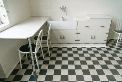Interior of bathroom