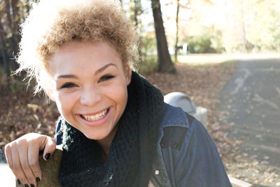 Portrait of young woman