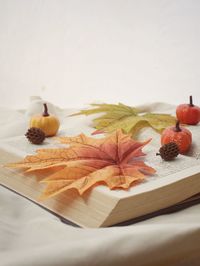 Close-up of fruits on table