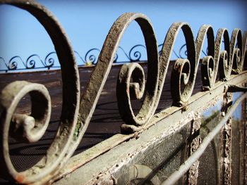 Close-up of rusty metal