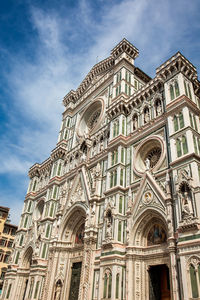 Low angle view of building against sky