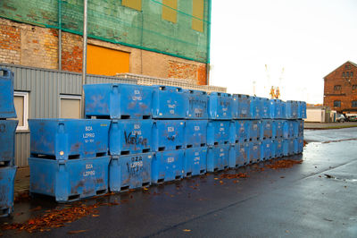 Fish containers. storage containers for fish. shipping industry.