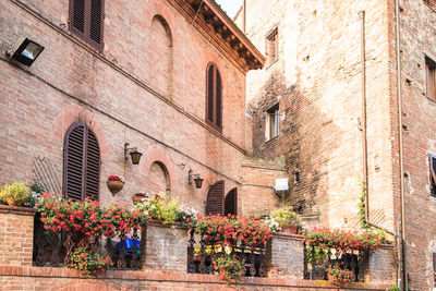 Alley in the ancient tuscan village of certaldo where the famous writer giovanni boccaccio