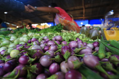 Close-up of fruits for sale in market