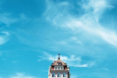 Low angle view of building against sky