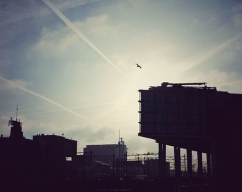 Low angle view of building against sky
