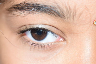 Close-u of human eye