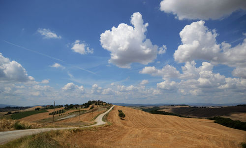 Panoramic view of landscape against sky