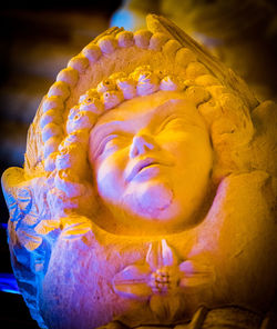 Close-up of buddha statue