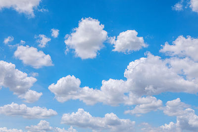 Low angle view of clouds in sky