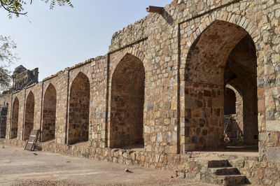 Old ruins against clear sky