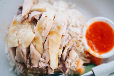 Close-up of cooked meat