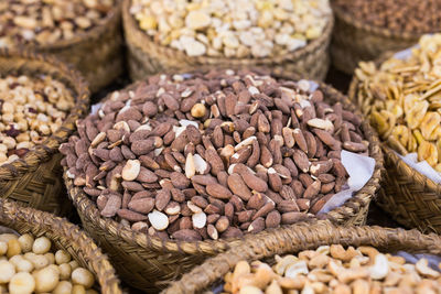 Full frame shot of food for sale at market