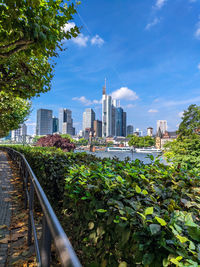 View of buildings in city