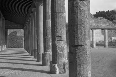 Corridor of old building