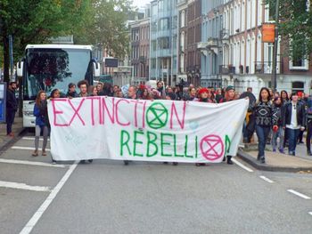 Group of people on the road