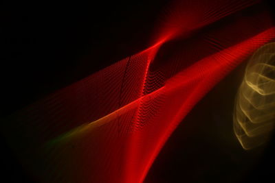 Low angle view of illuminated light