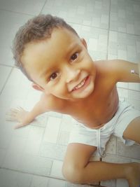 Portrait of cute girl