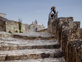 Low angle view of historical building