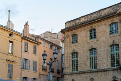 Low angle view of building against sky