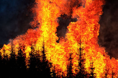 burning