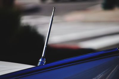 Close-up of antenna vintage car