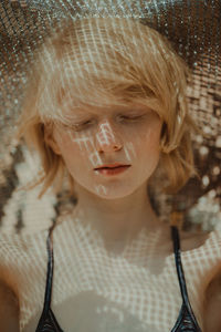 Close-up of a girl