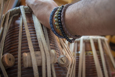 Close-up of human hand