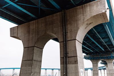 Low angle view of arch bridge