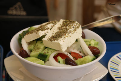 Close-up of salad in bowl