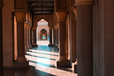 Corridor of building