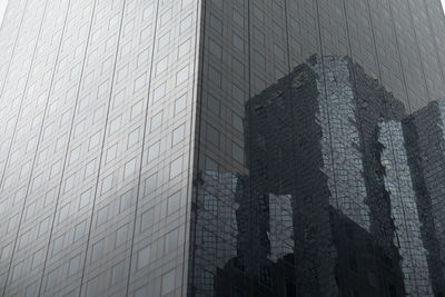 Low angle view of modern building