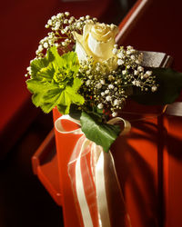 Close-up of rose bouquet