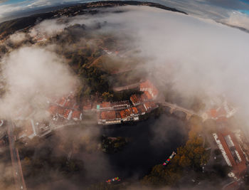 Fog view over amarante