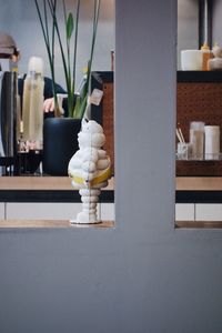 Close-up of potted plant on table at home