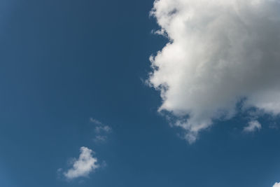 Low angle view of clouds in sky