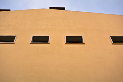 Low angle view of building against sky