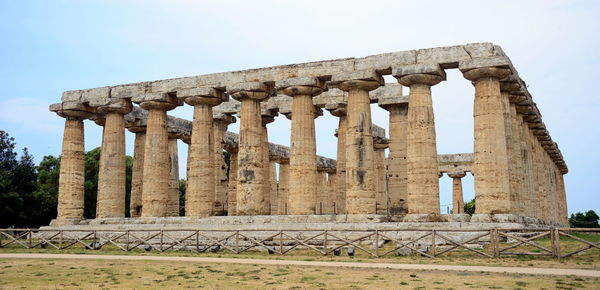 Tempio di hera-paestum, an ancient city of magna graecia called by the greeks poseidonia 